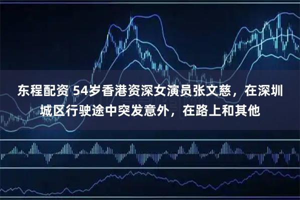 东程配资 54岁香港资深女演员张文慈，在深圳城区行驶途中突发意外，在路上和其他