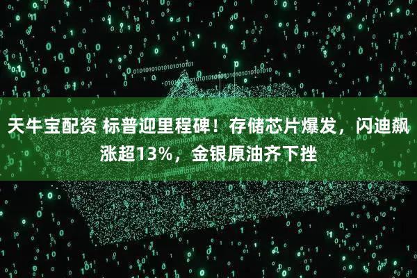 天牛宝配资 标普迎里程碑！存储芯片爆发，闪迪飙涨超13%，金银原油齐下挫
