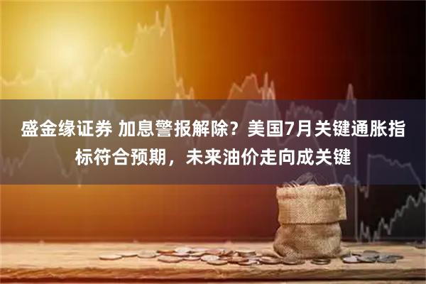 盛金缘证券 加息警报解除？美国7月关键通胀指标符合预期，未来油价走向成关键